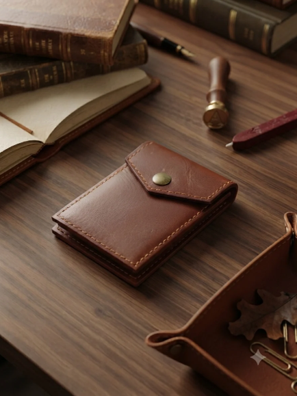 HERITAGE SADDLE: HANDCRAFTED GENUINE LEATHER WALLET